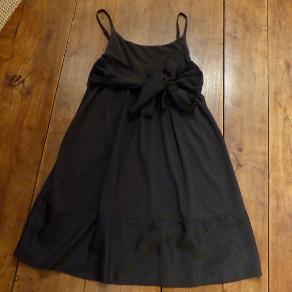 Theory Black Dress with Tie Back - Excellent! - Picture 2 of 7